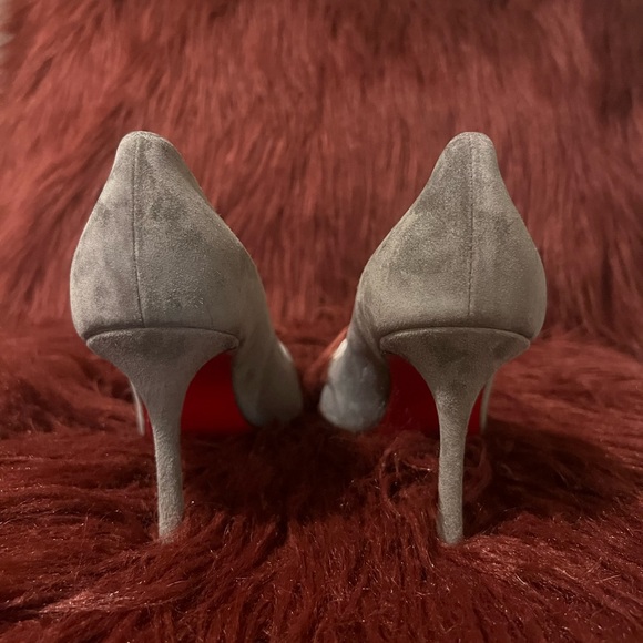 Christian Louboutin Clare 80 Suede Heels - Picture 5 of 9